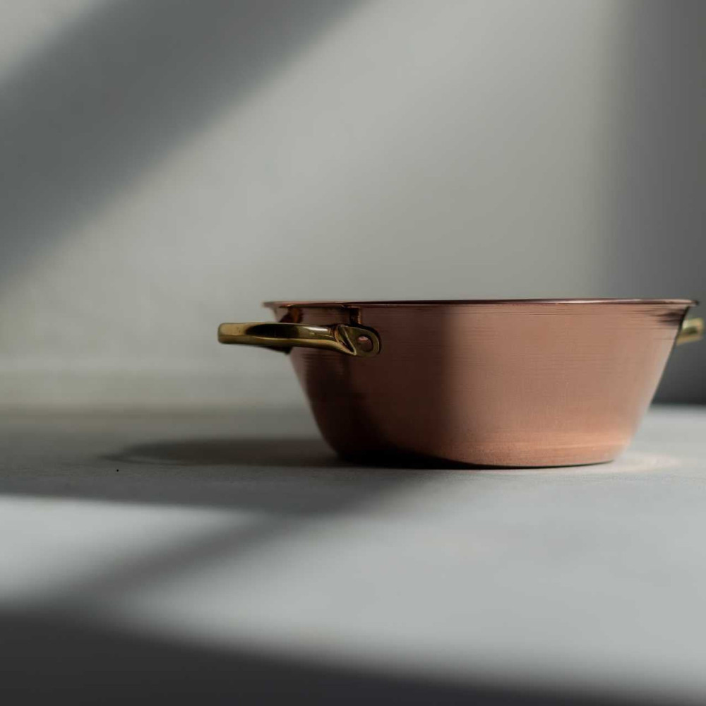 Мідний таз 2,7 л.